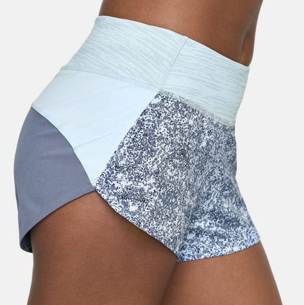 Outdoor Voices Navy & Gray Athletic Shorts for Active Comfort Waistband Pocket